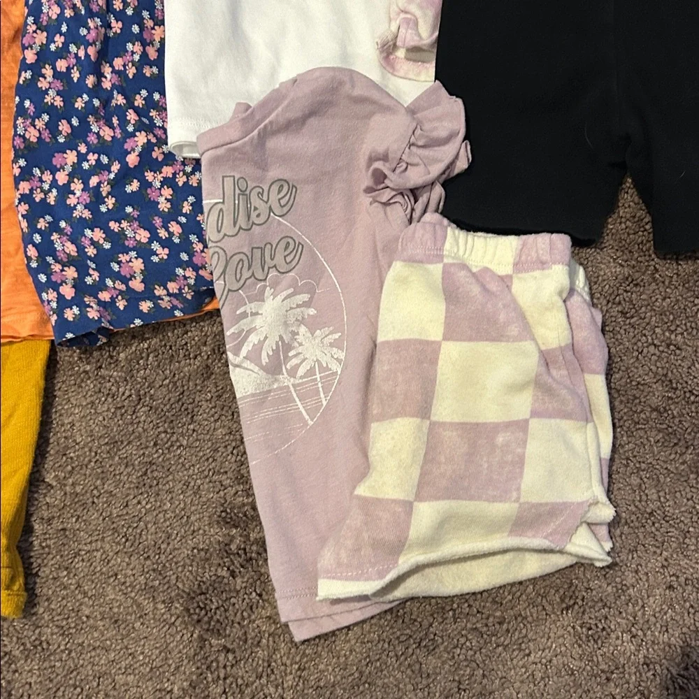 Toddler girl 2T spring/summer dress, tank top, shorts, matching set bundle!!